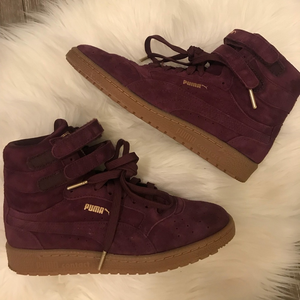 Puma suede sneakers